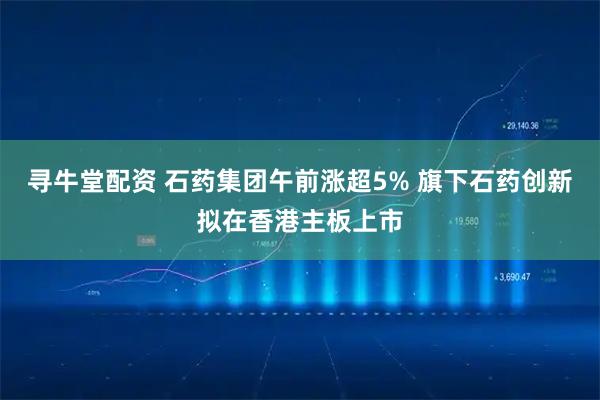 寻牛堂配资 石药集团午前涨超5% 旗下石药创新拟在香港主板上市
